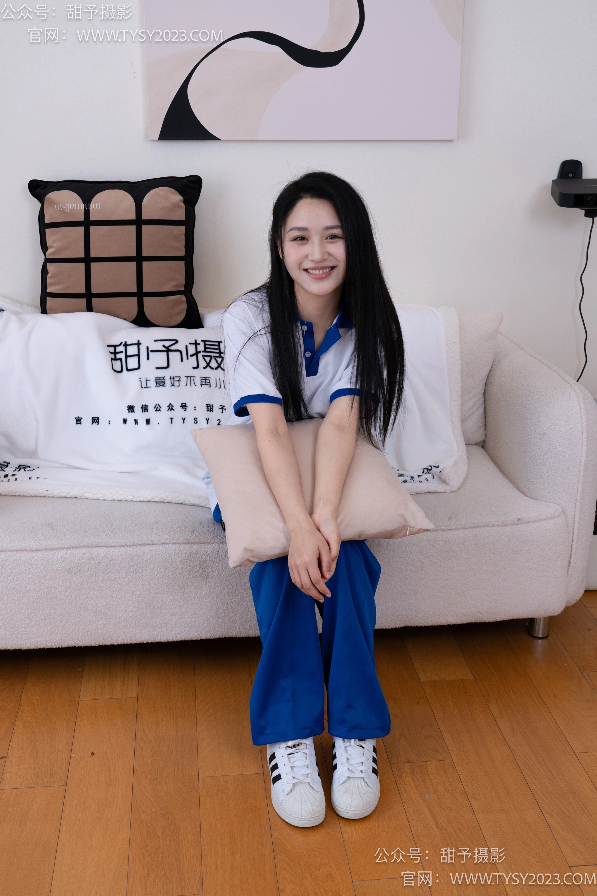 甜予摄影 No.102 澜澜-板鞋、白棉袜、肉丝（脚尖微加固款） 1